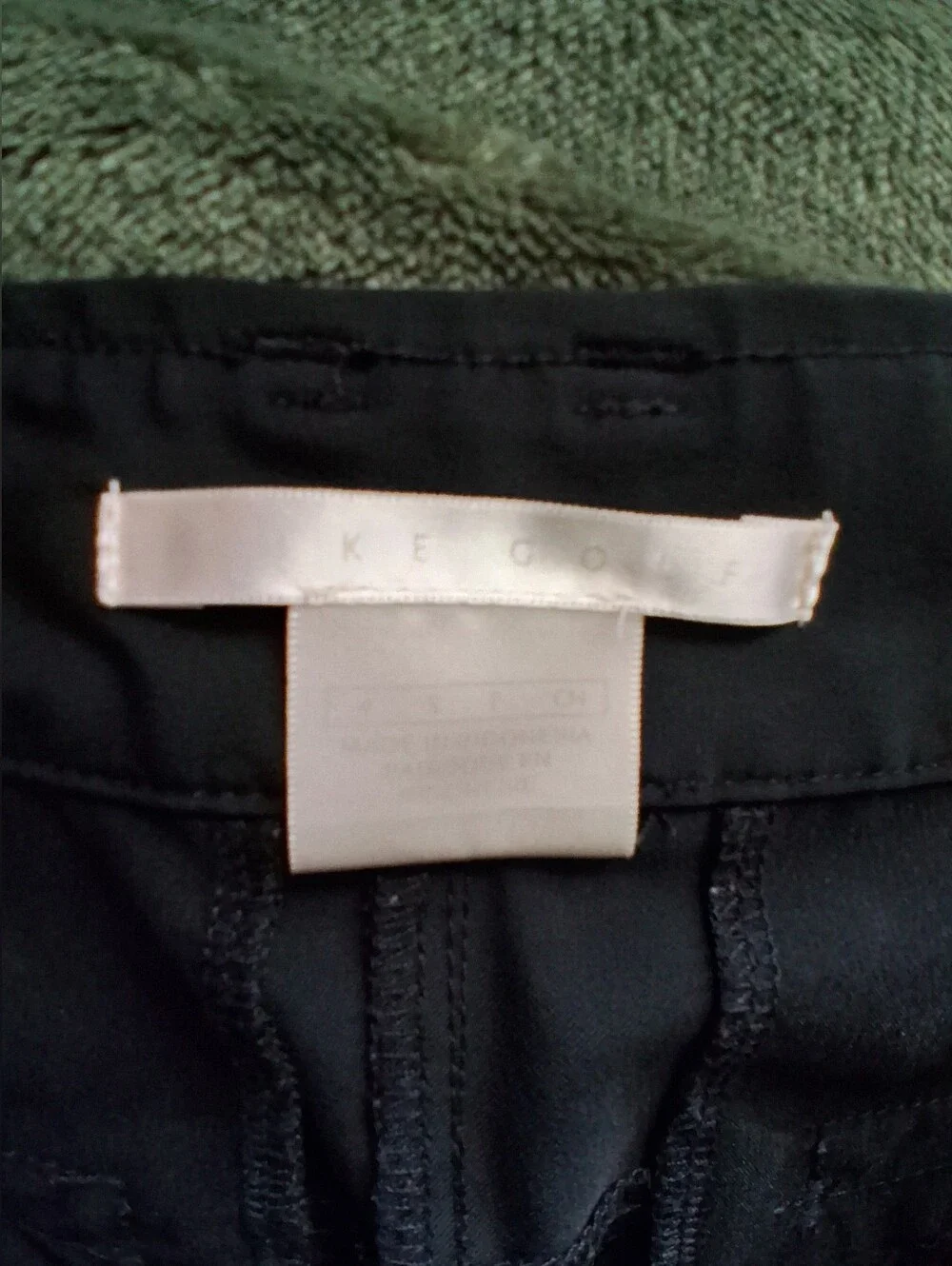 Nike Women's Black Straight-Leg Pull-On Pants